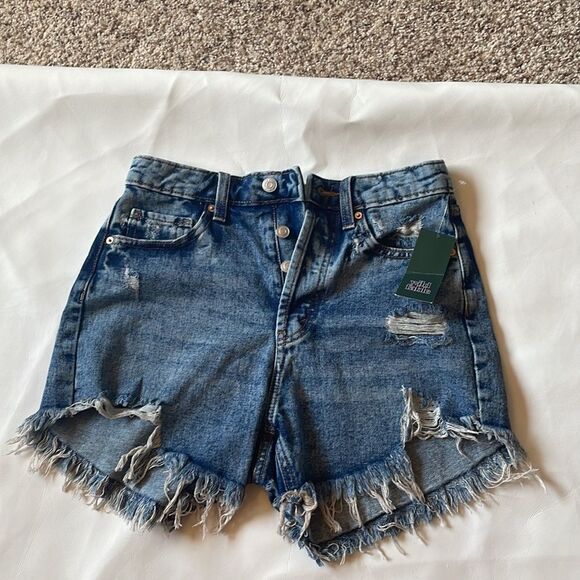 NWT Wild Fable Highest Rise Acid Wash Shorts - Picture 2 of 13